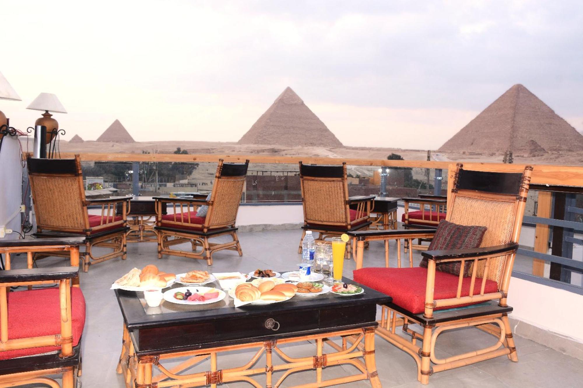 Nun Pyramids Hotel Kafret el-Gabal Eksteriør billede